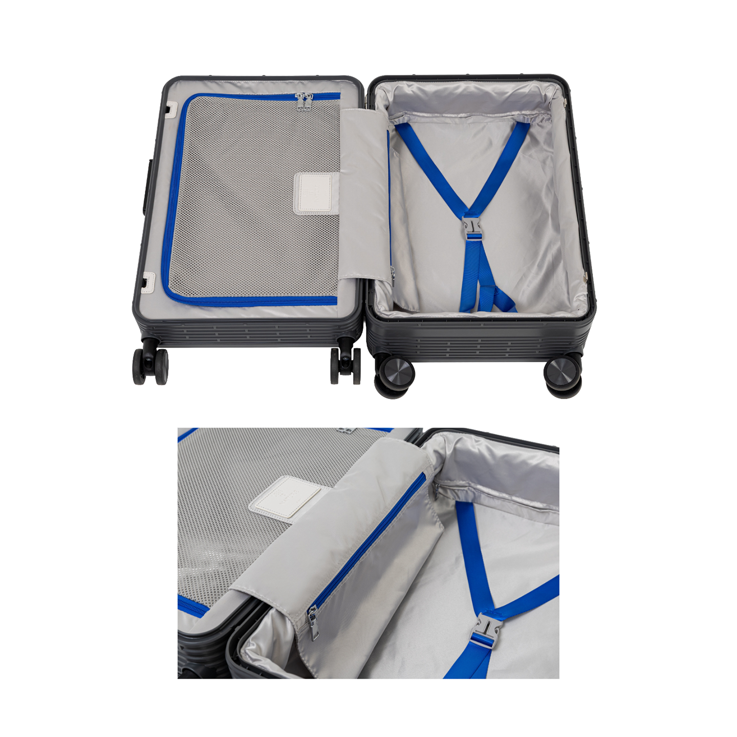 Mala Luxor Tamanho P - Chumbo