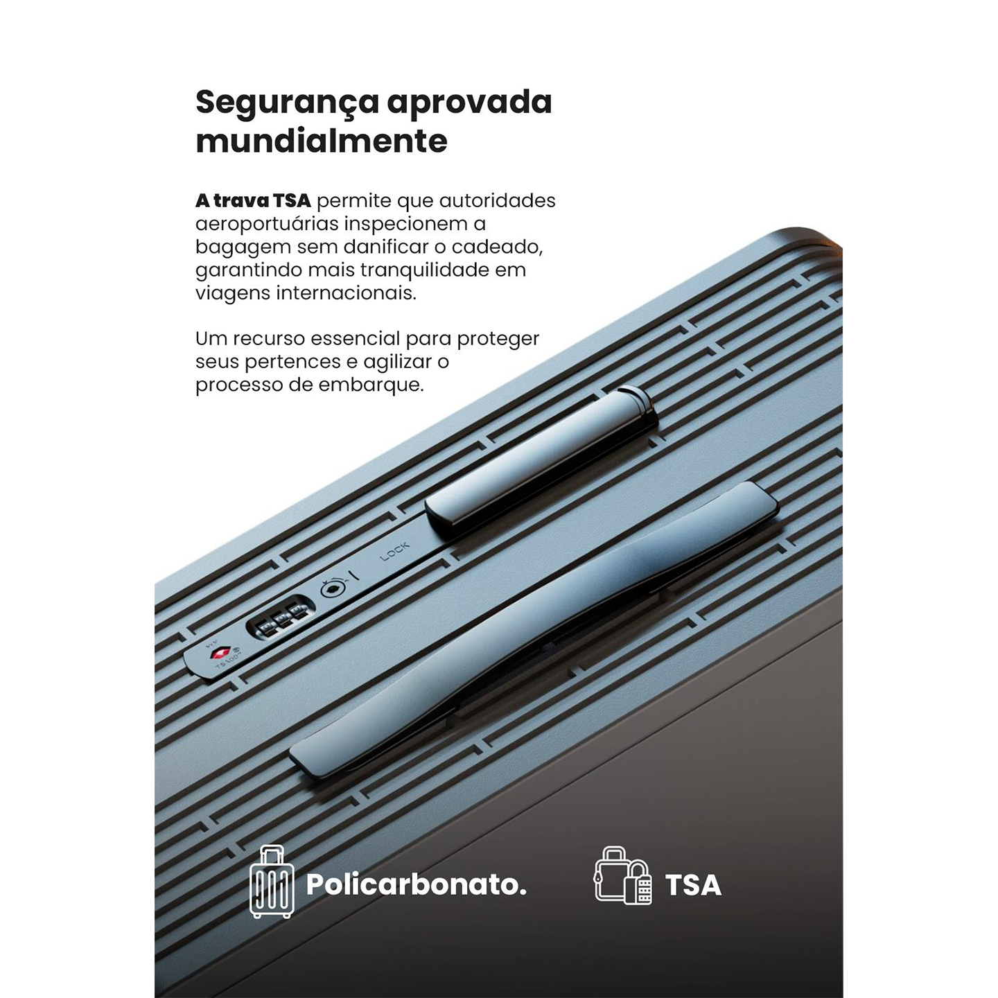 Mala Luxor Tamanho P - Preto