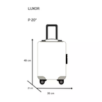 Mala Luxor Tamanho P - Preto