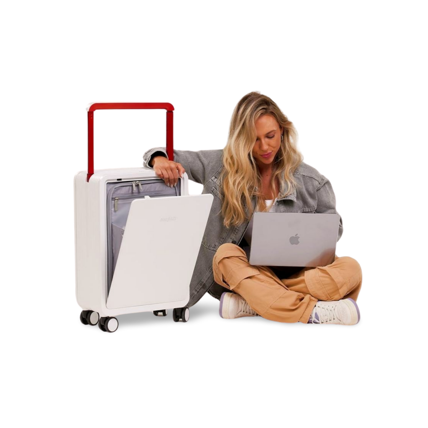 Mala Luxor Note Tamanho P - Branco