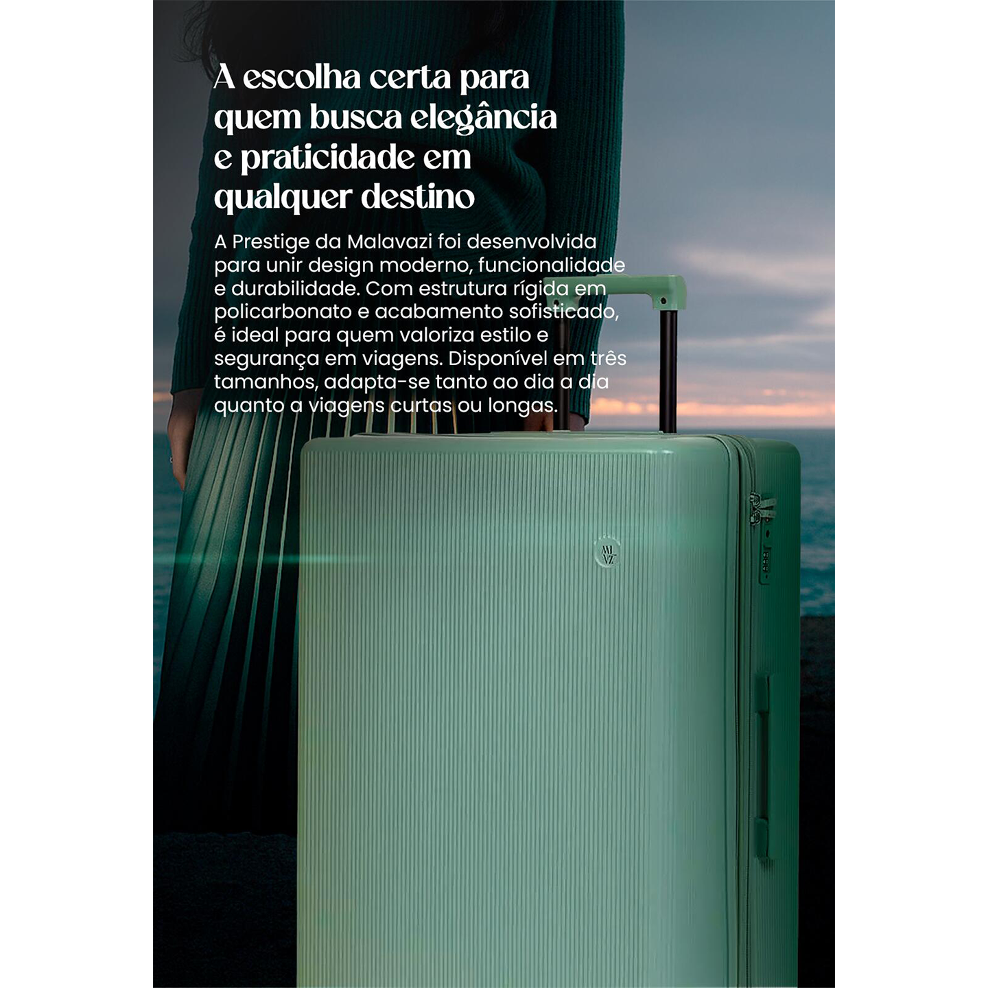 Mala Prestige Tamanho G - Preto